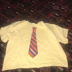 gators cut out tie shirt